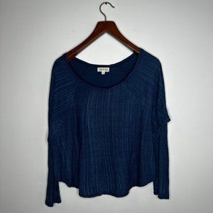 Cloth & Stone Women’s Size Medium Long Sleeve Blue Top